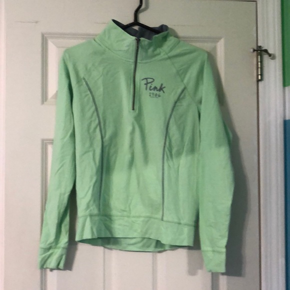 PINK Victoria’s Secret Half-Zip Sweatshirt - Picture 1 of 4
